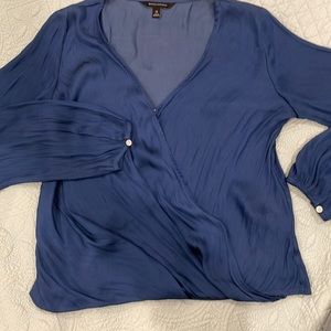 Banana Republic dark blue blouse